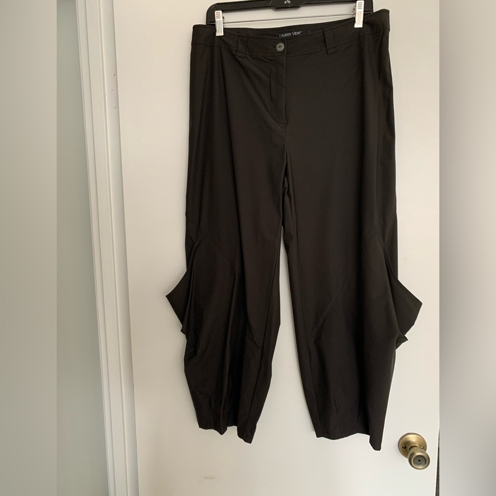 Lauren Vidal Brown New Funky Ankle LIGHT vintage pants!❤️Cool,comfy,washable!❤️